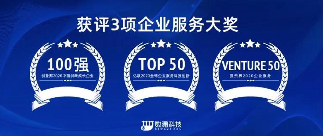 【合作伙伴】數(shù)瀾科技連獲三項(xiàng)企業(yè)服務(wù)大獎：專注數(shù)據(jù)中臺賽道，幫助企業(yè)挖掘數(shù)據(jù)價(jià)值
