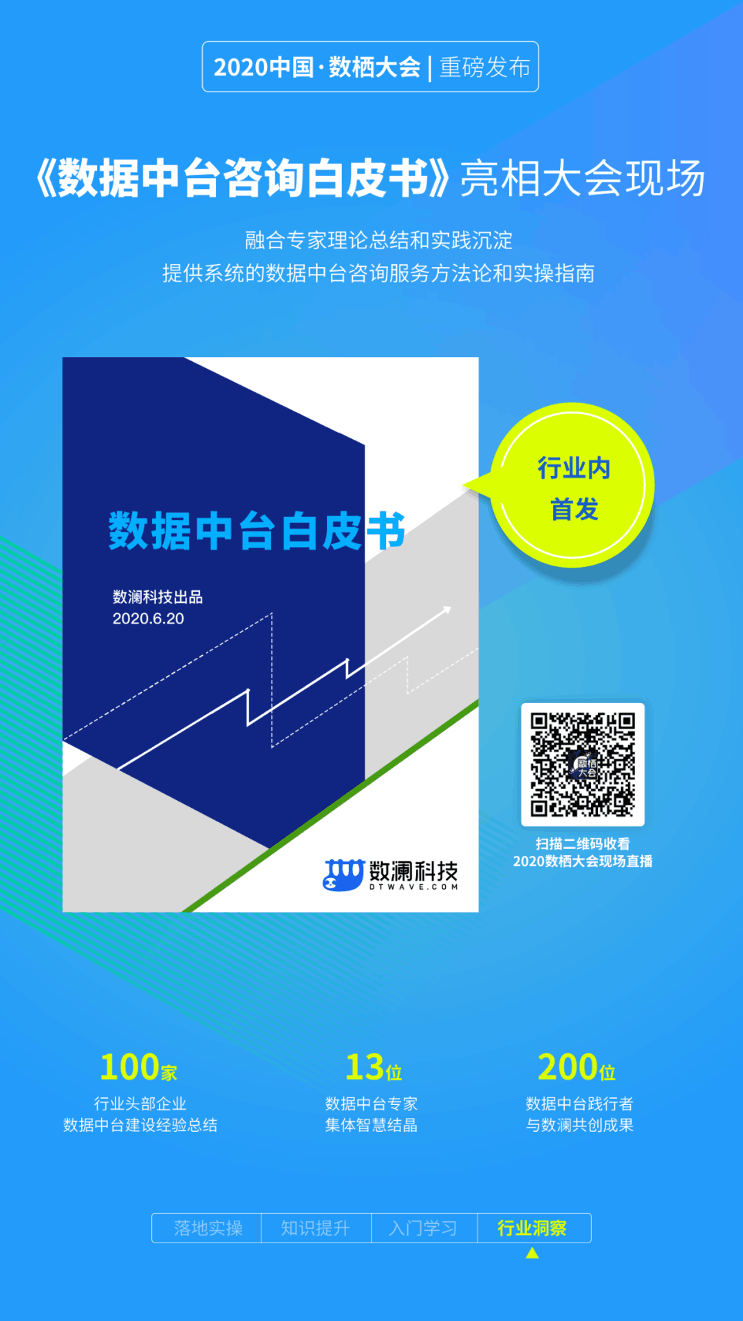 【合作伙伴】2020數(shù)棲大會(huì)|數(shù)瀾科技：讓數(shù)據(jù)用起來